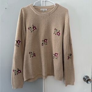 Cozy Beige Knit Sweater